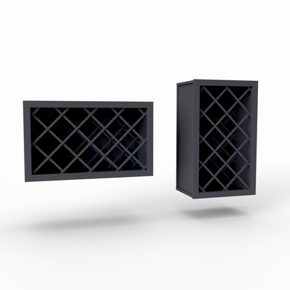 Wall or Base Wine Rack 30" H x 12" D Can be used horizontally or vertically