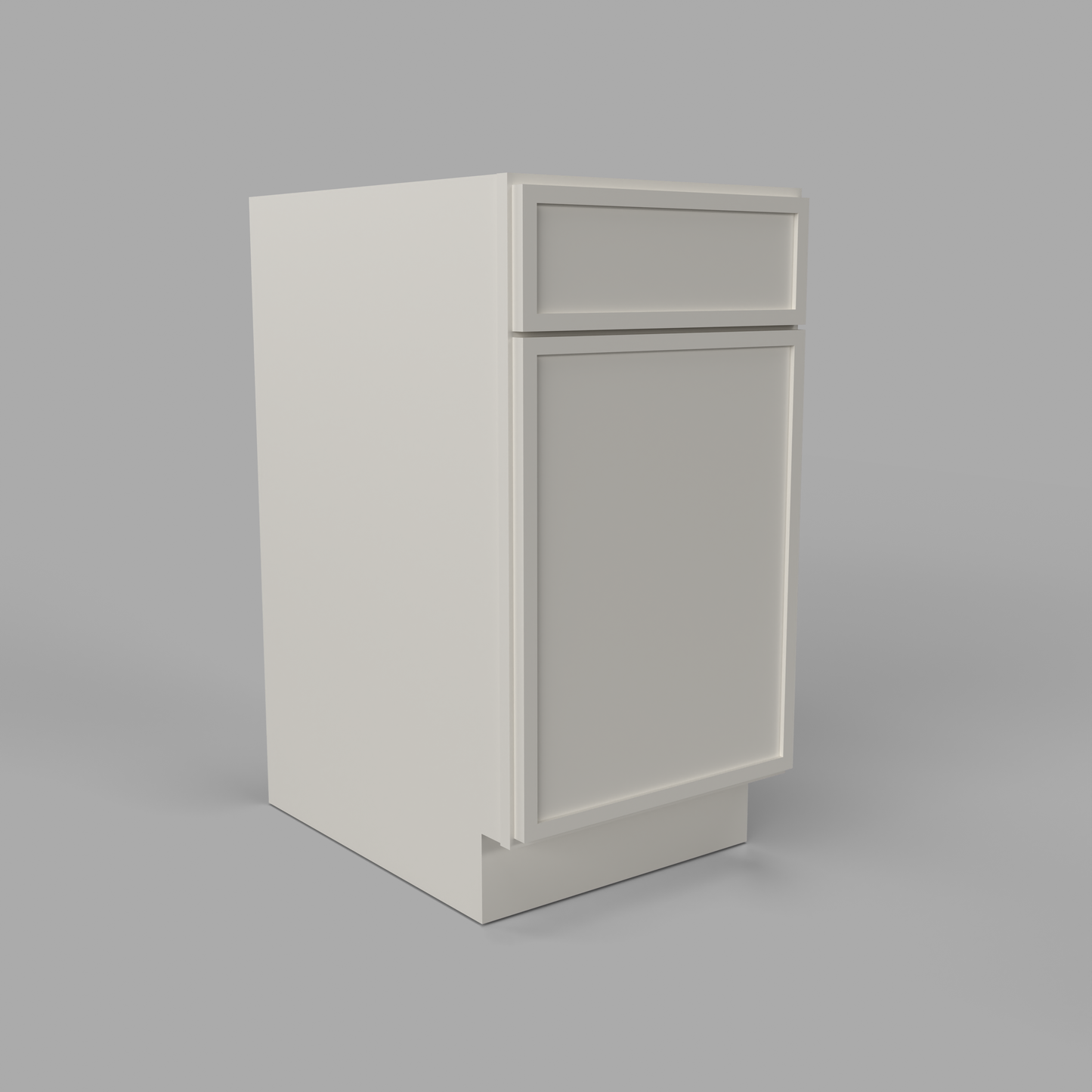 Slim Frame Shaker Vanity Sink Base Cabinet 34.5" H x 21" D