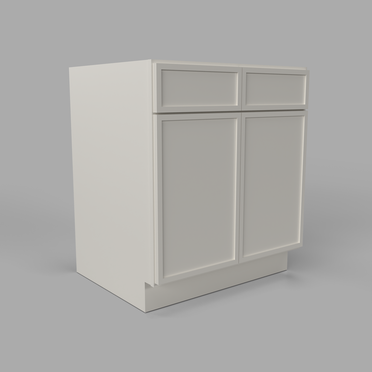 Slim Frame Shaker Vanity Sink Base Cabinet 34.5" H x 21" D
