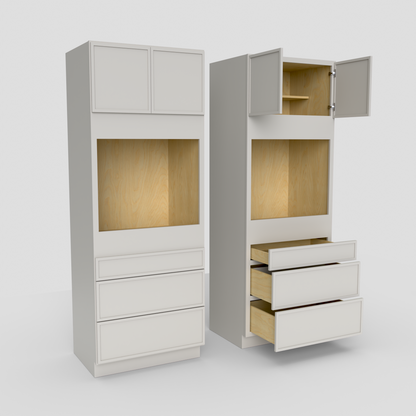 oven cabinet cream