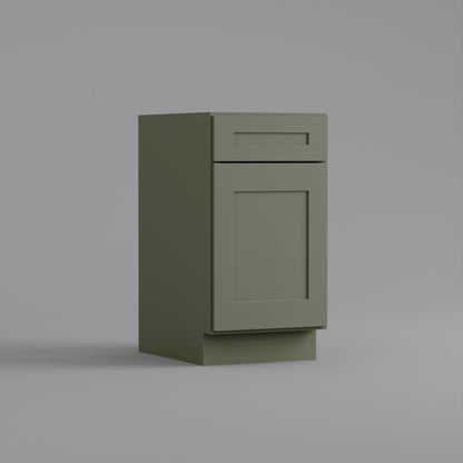 document file base desk shaker cabinet sage green