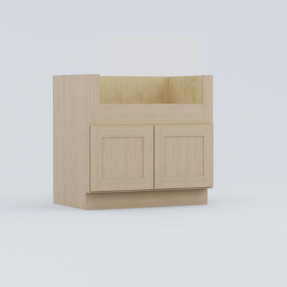 farm apron sink shaker cabinet natural wood