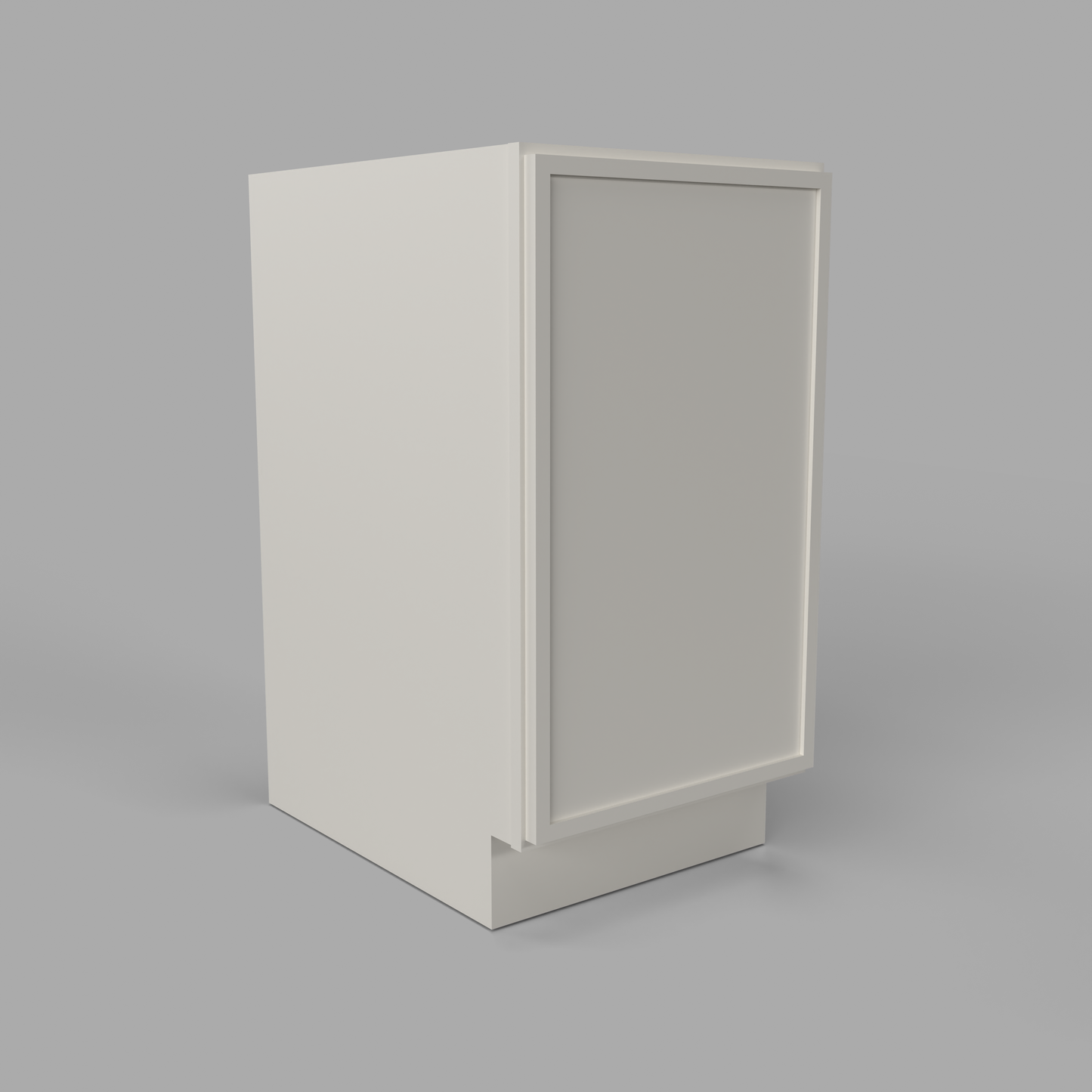 Slim Frame Shaker Full Height Door Base Cabinet 34.5" H x 24" D Can be used as a sink base
