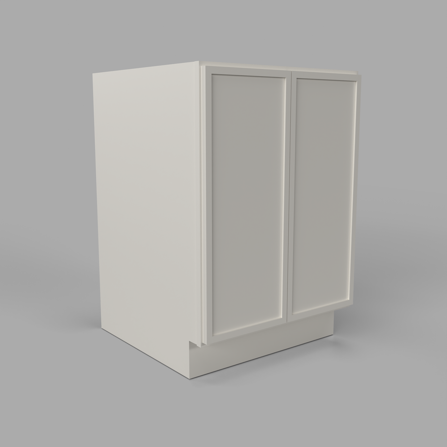 Slim Frame Shaker Full Height Door Base Cabinet 34.5" H x 24" D Can be used as a sink base