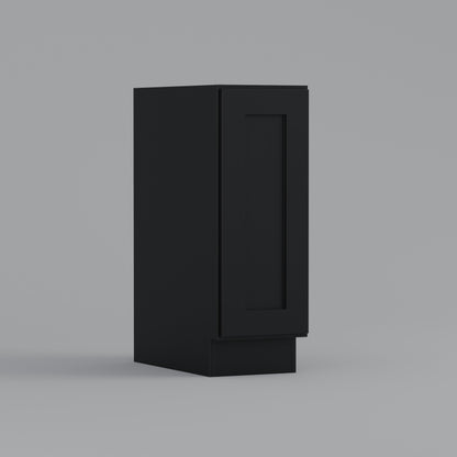 full height door vanity sink base shaker cabinet black 18