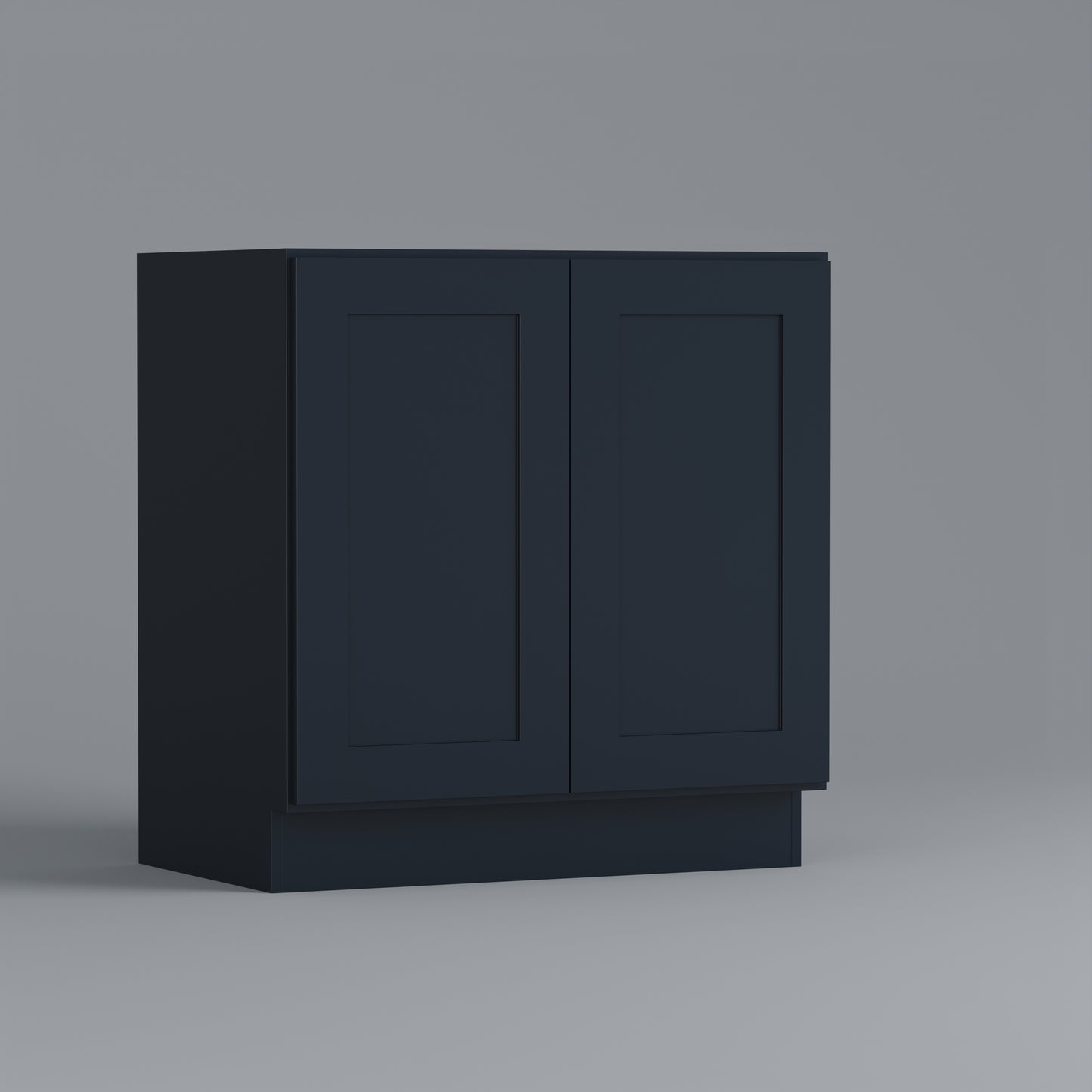 full height door vanity sink base shaker cabinet blue 36