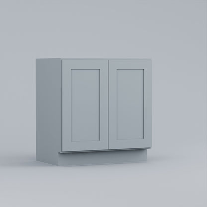 full height door vanity sink base shaker cabinet grey 36