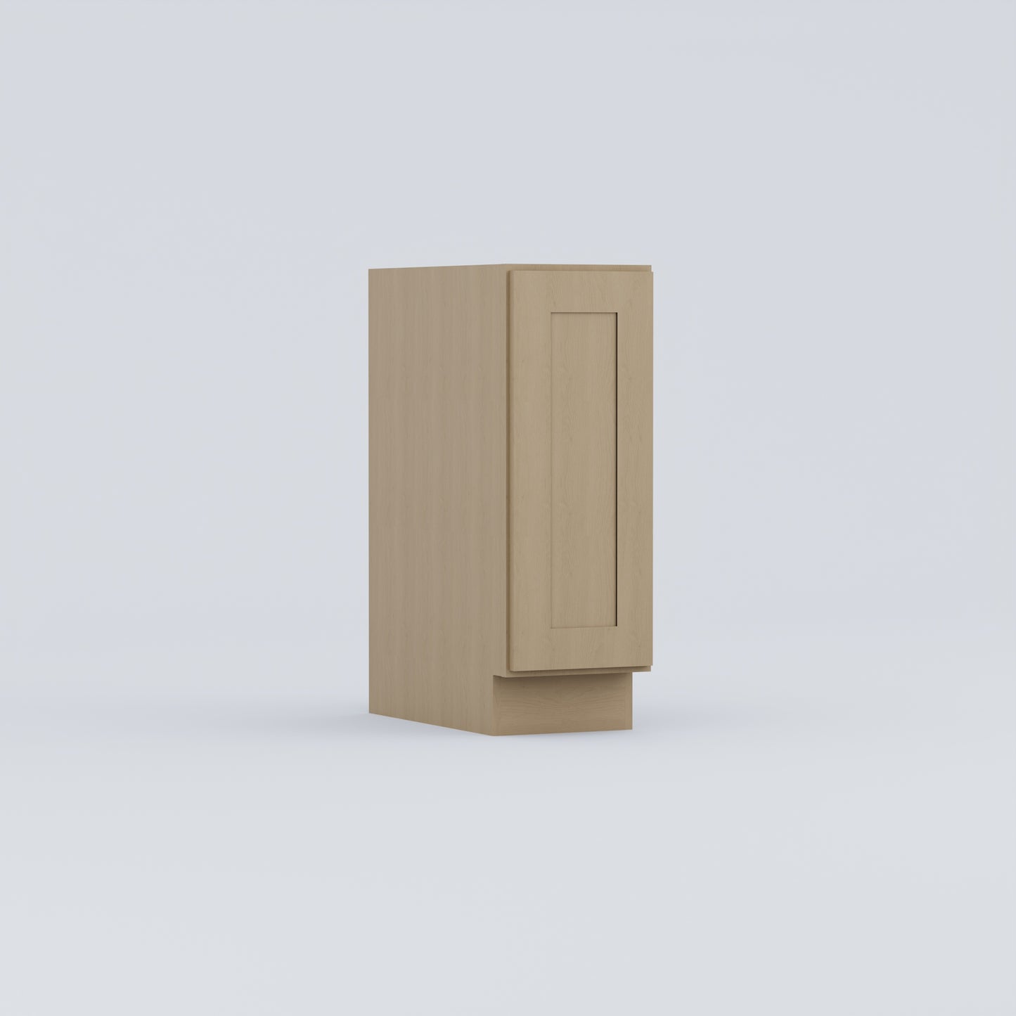 full height door vanity sink base shaker cabinet natural wood 18