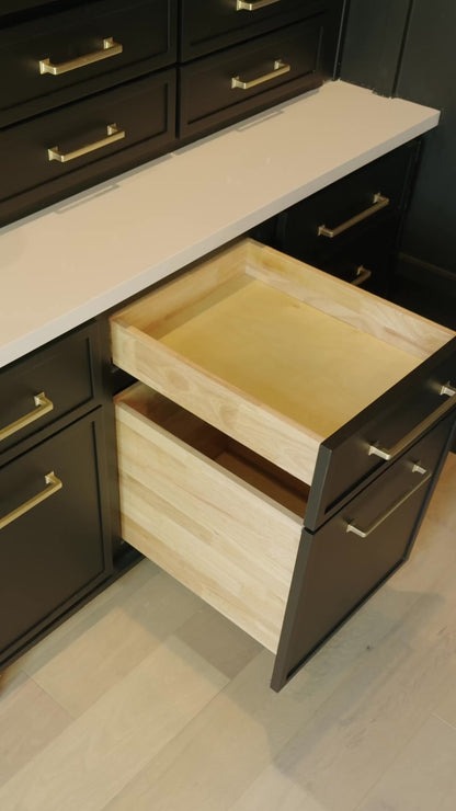 Slim Frame Shaker Document File Desk Base Cabinet 18" W x 29.5" H x 21" D