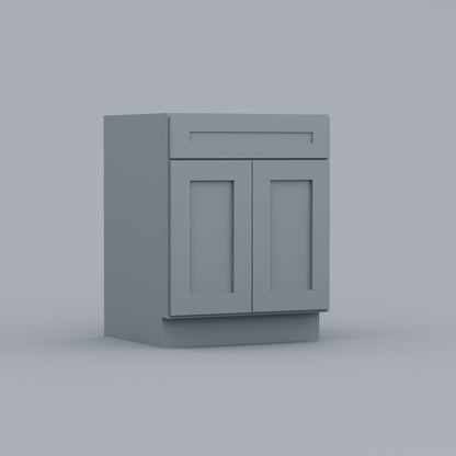 shaker base cabinet 24 grey