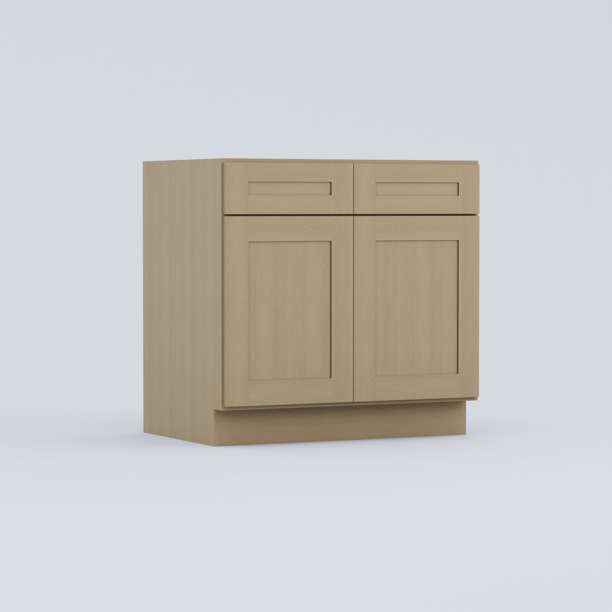 shaker base cabinet 36 natural wood