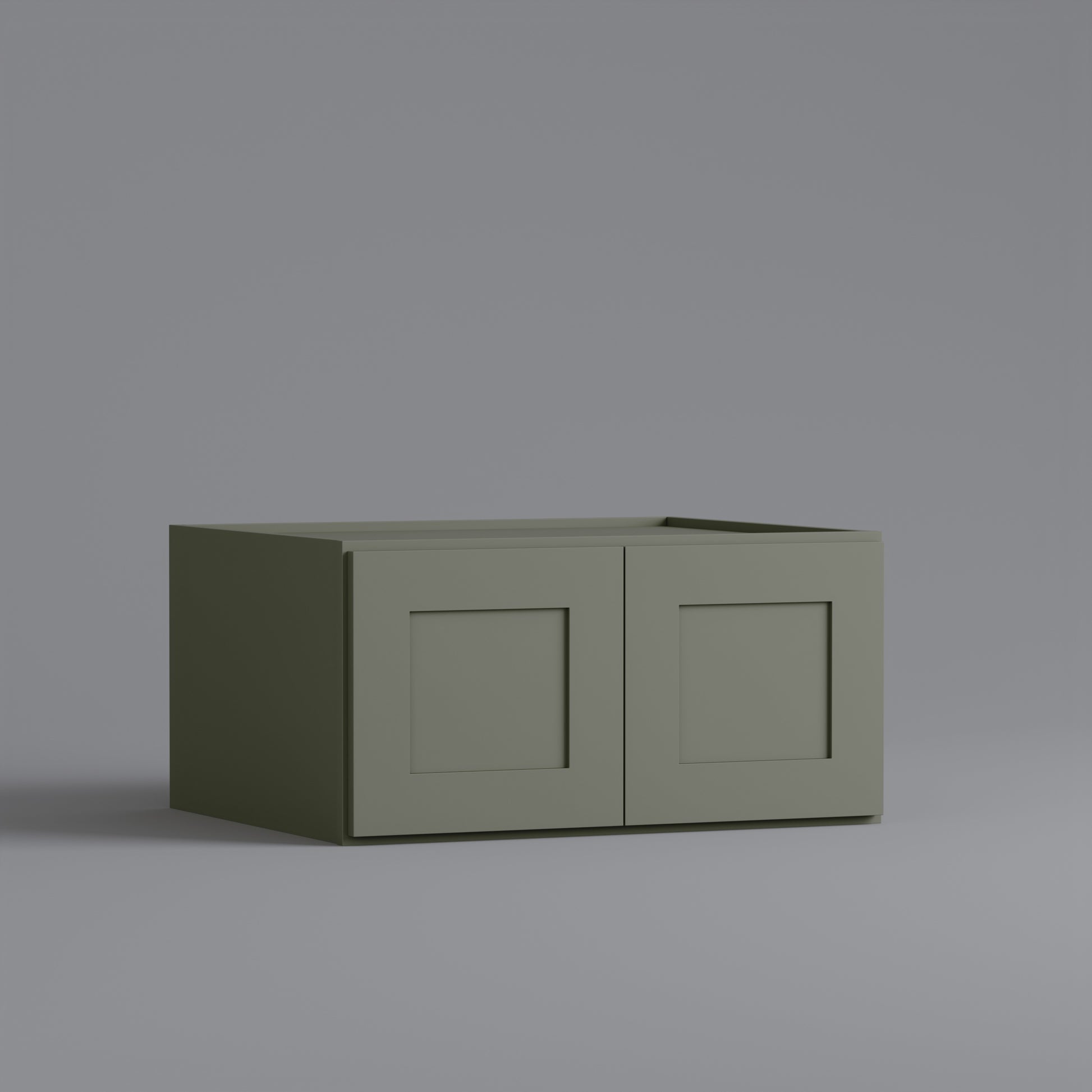 shaker wall cabinet 3015 sage green 