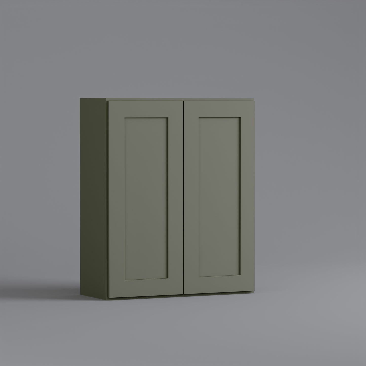 shaker wall cabinet 3030 sage green