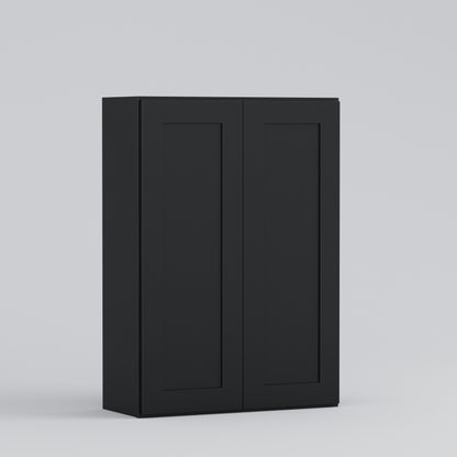 shaker wall cabinet 3042 black