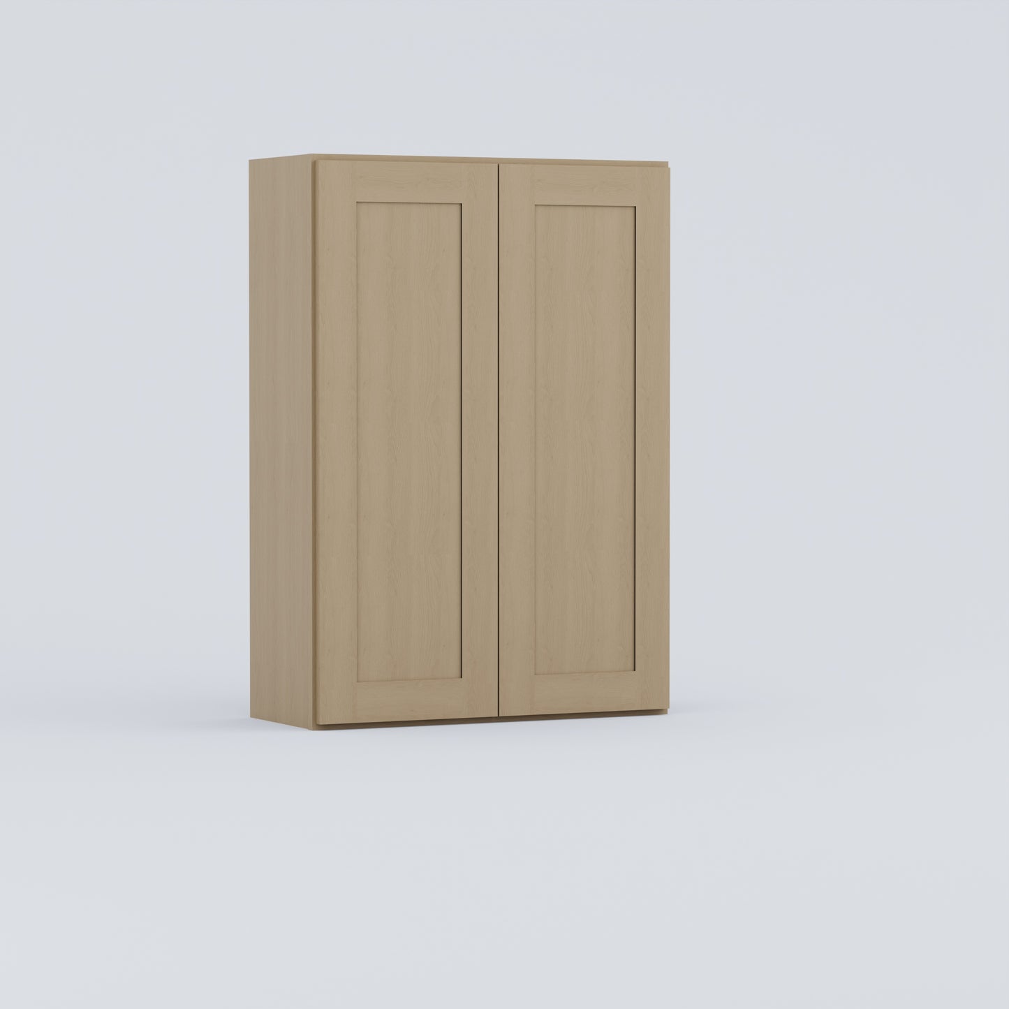 shaker wall cabinet 3042 natural wood