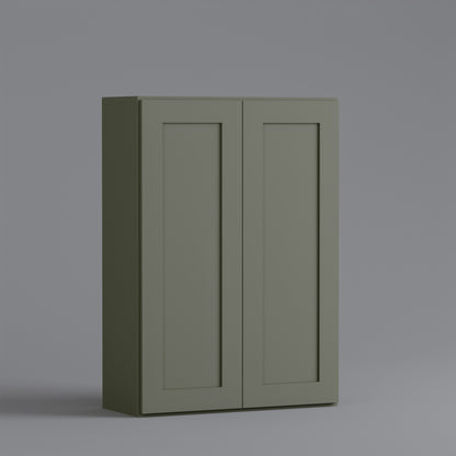 shaker wall cabinet 3042 sage green