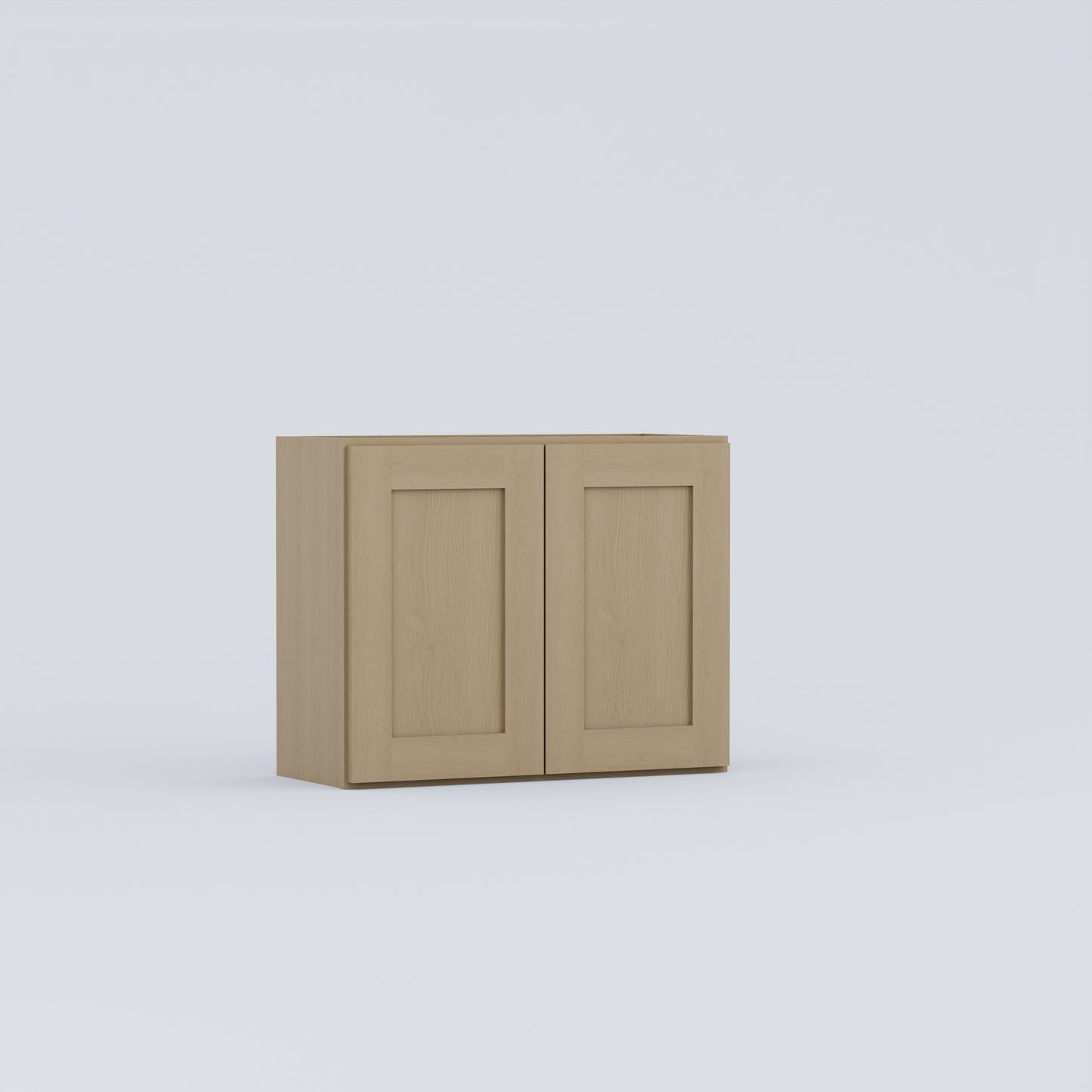 shaker wall cabinet natural wood 3024