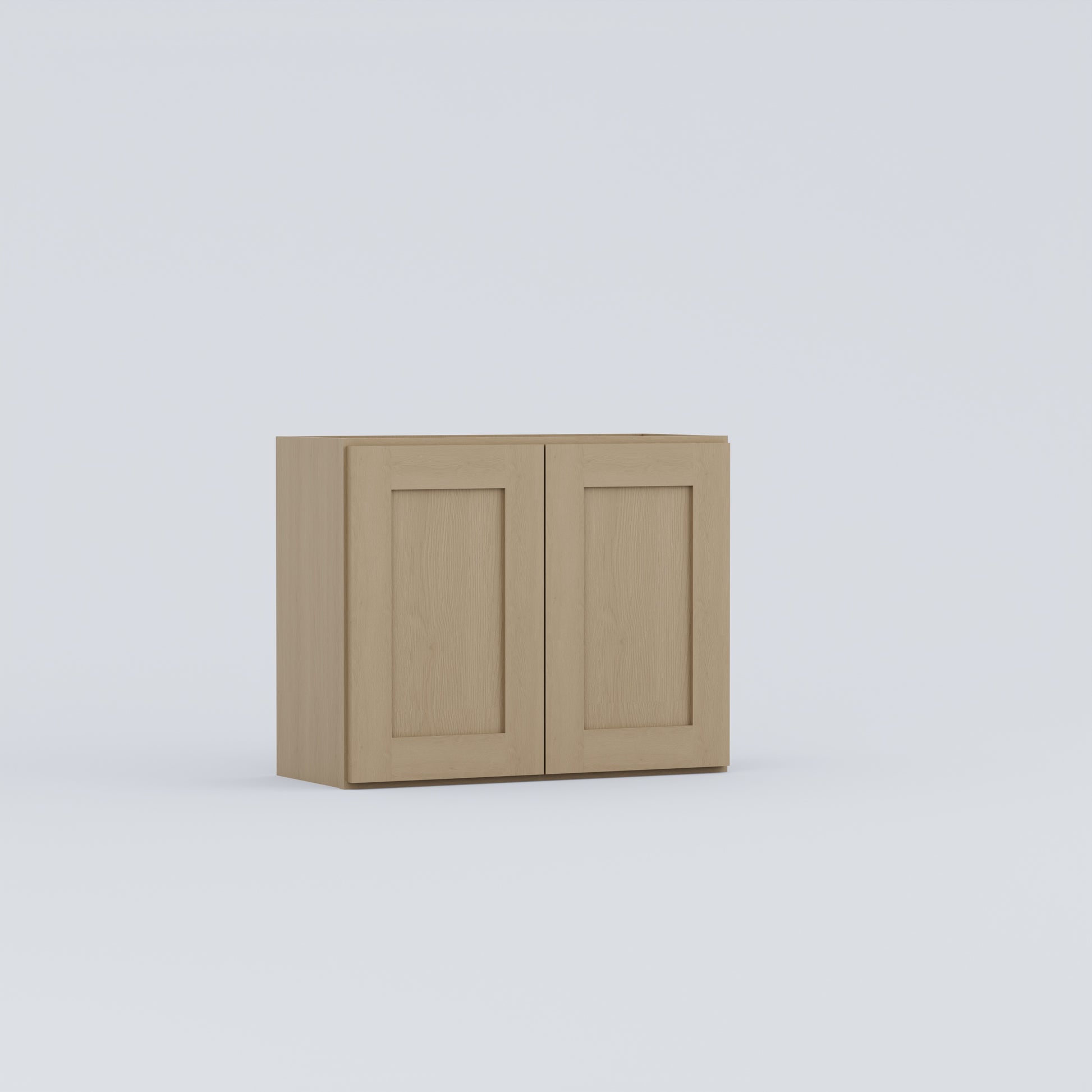 shaker wall cabinet natural wood 3024