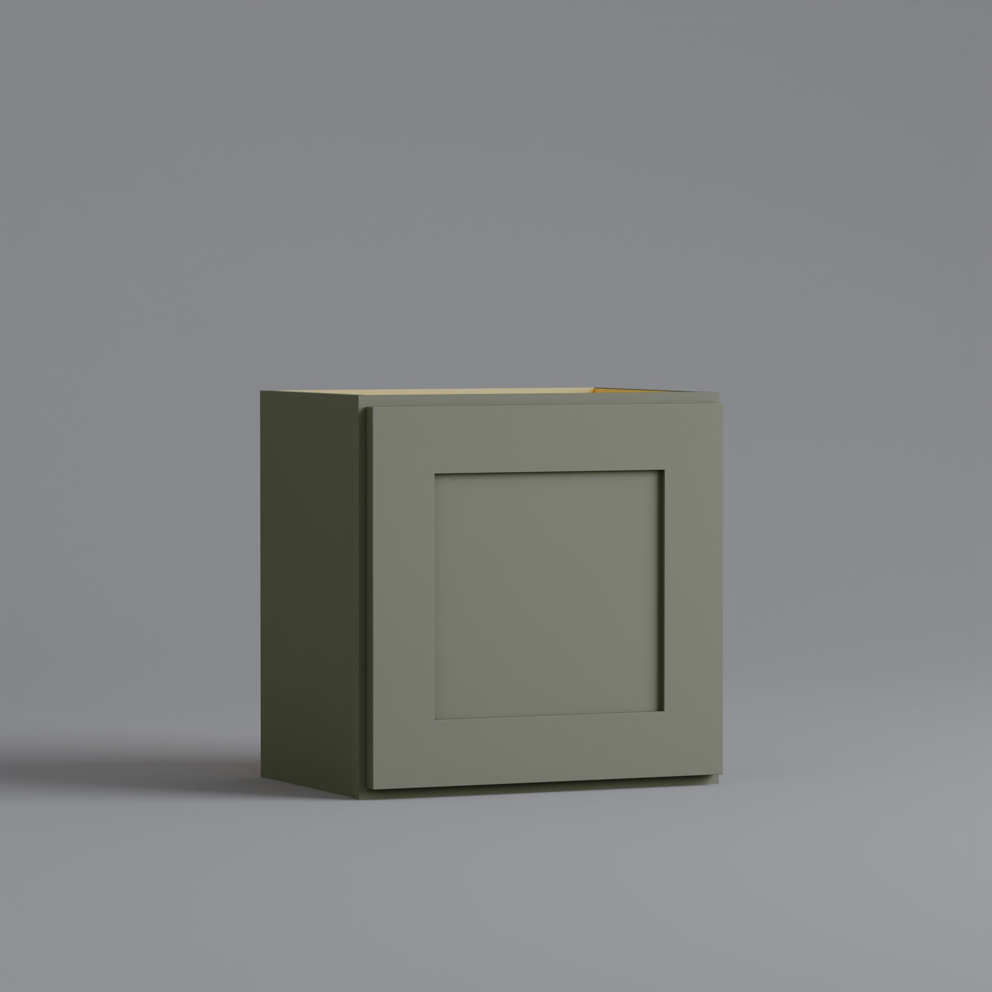 shaker wall cabinet 1818 sage green