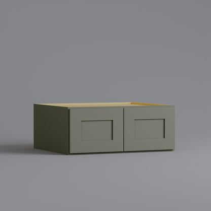 shaker wall cabinet sage green 3012