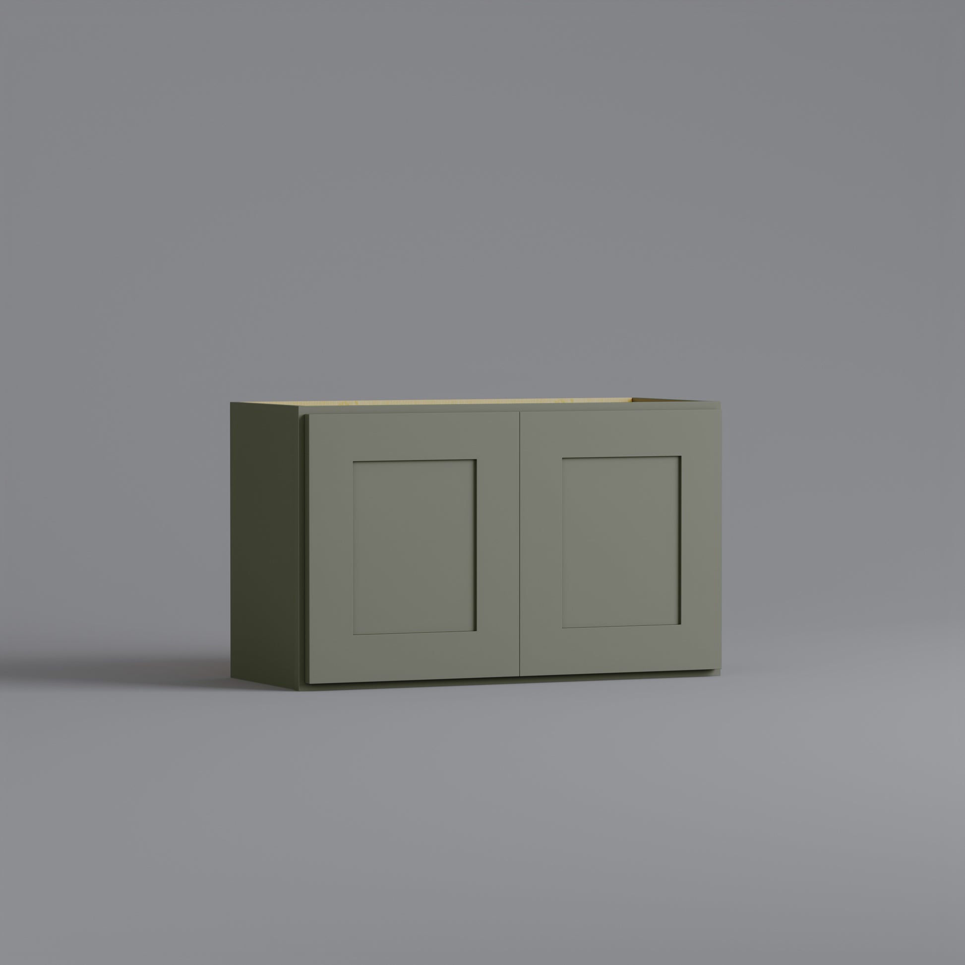 shaker wall cabinet sage green 3018