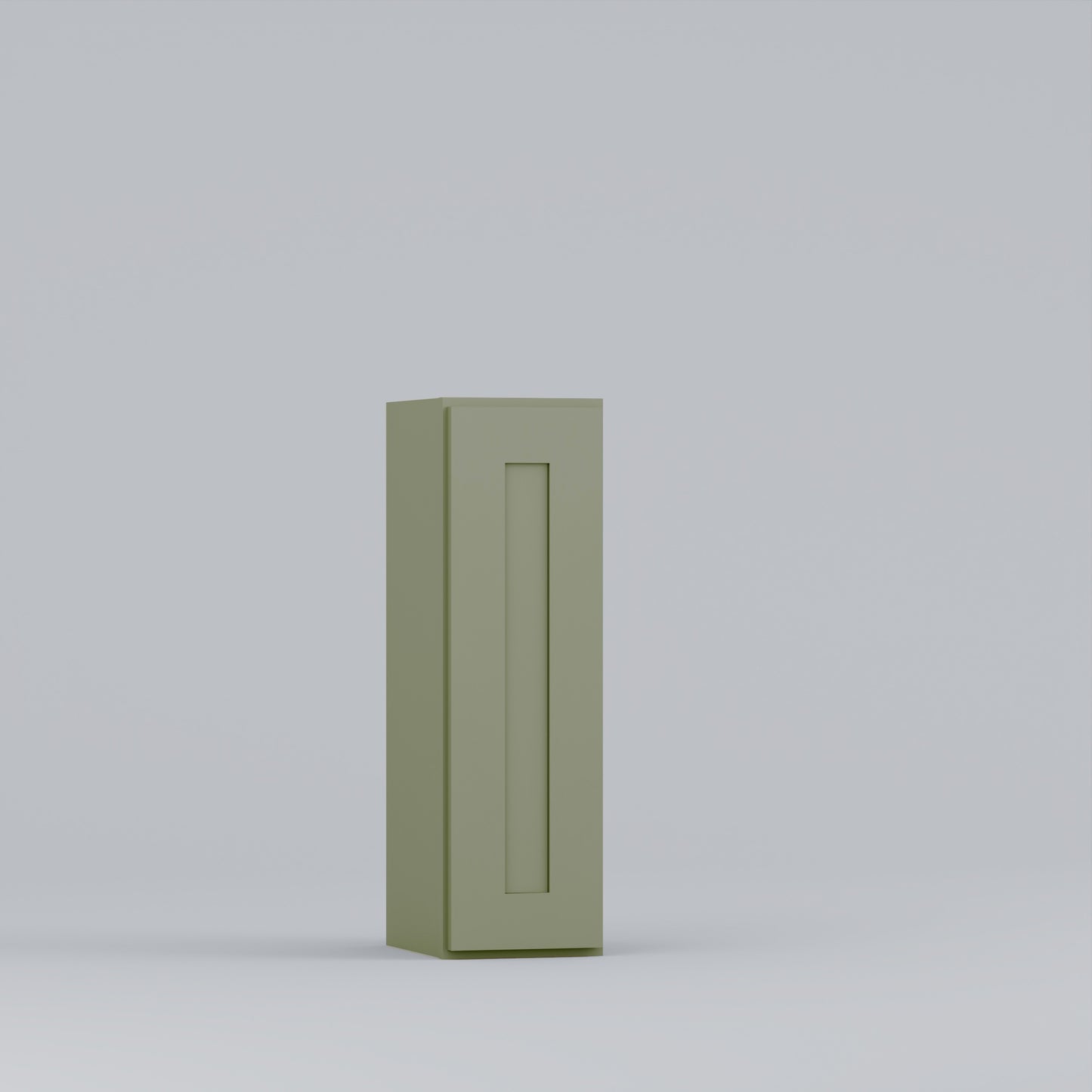spice rack pull drawer shaker wall cabinet sage green
