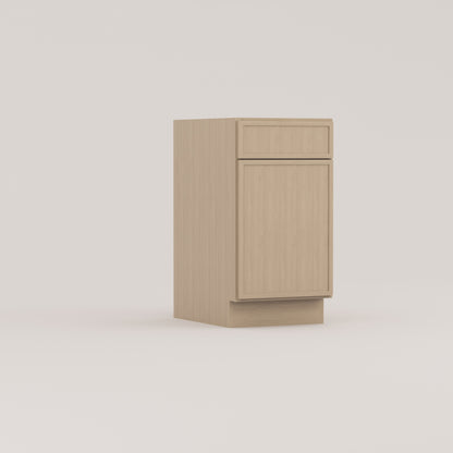 trash can waste basket drawer base with drawers slim frame shaker cabinet rift cut white oak