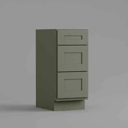  vanity drawer shaker cabinet sage green