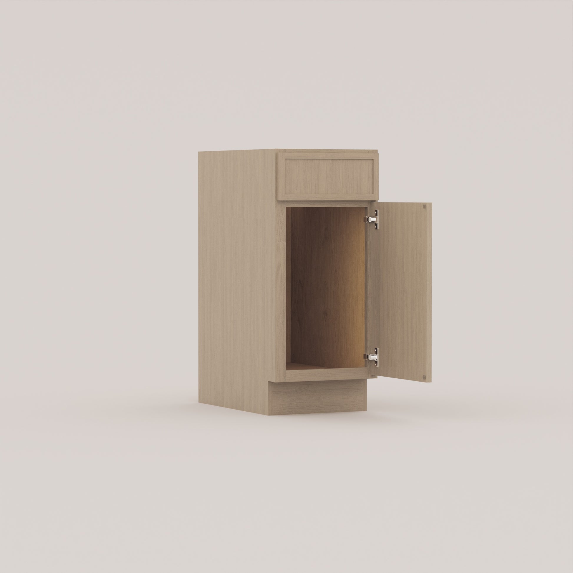 vanity sink base slim frame shaker cabinet rift cut white oak