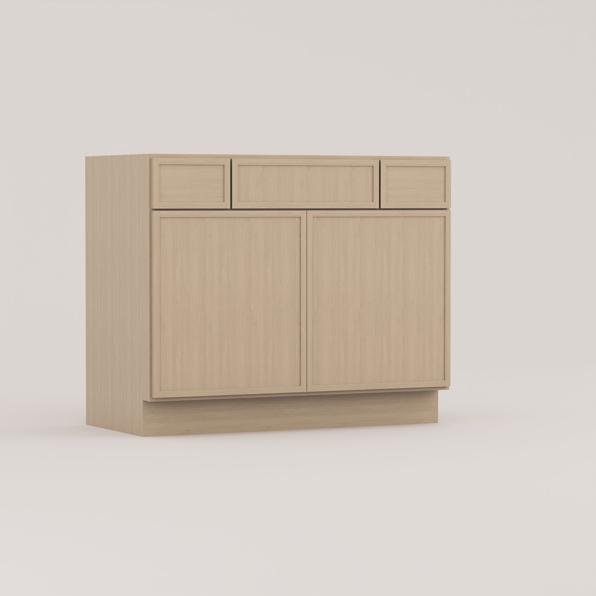 vanity sink base with drawers slim frame shaker cabinet rift cut white oak