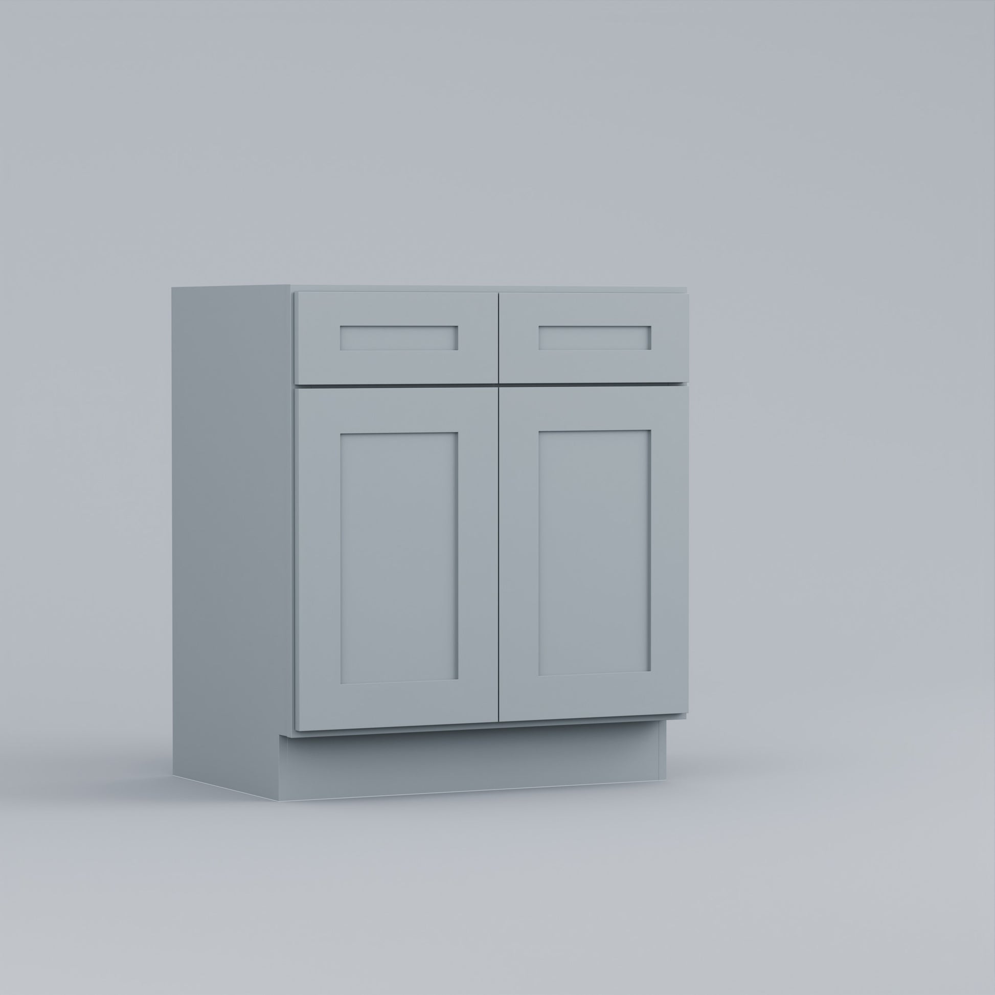 vanity sink shaker cabinet grey 30