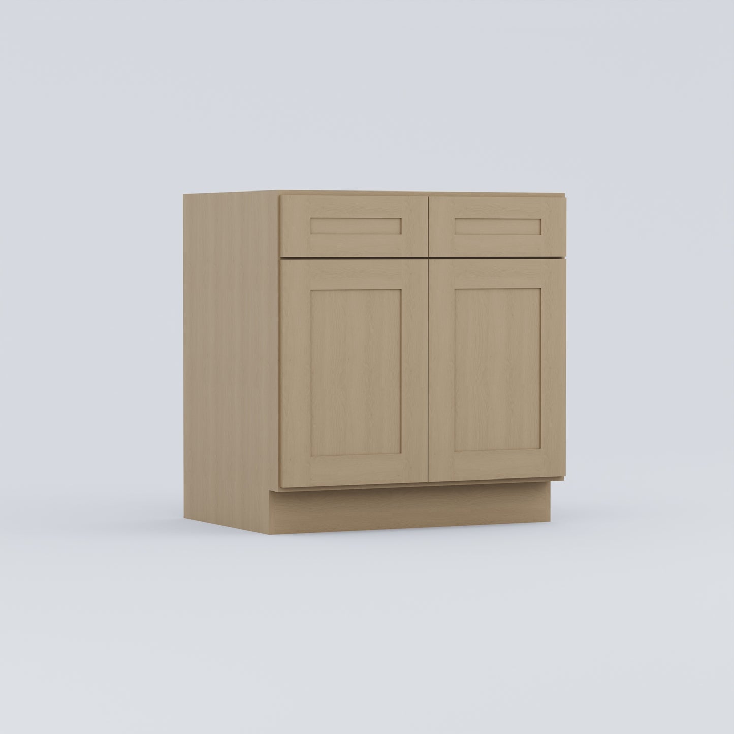 vanity sink shaker cabinet natural wood 30