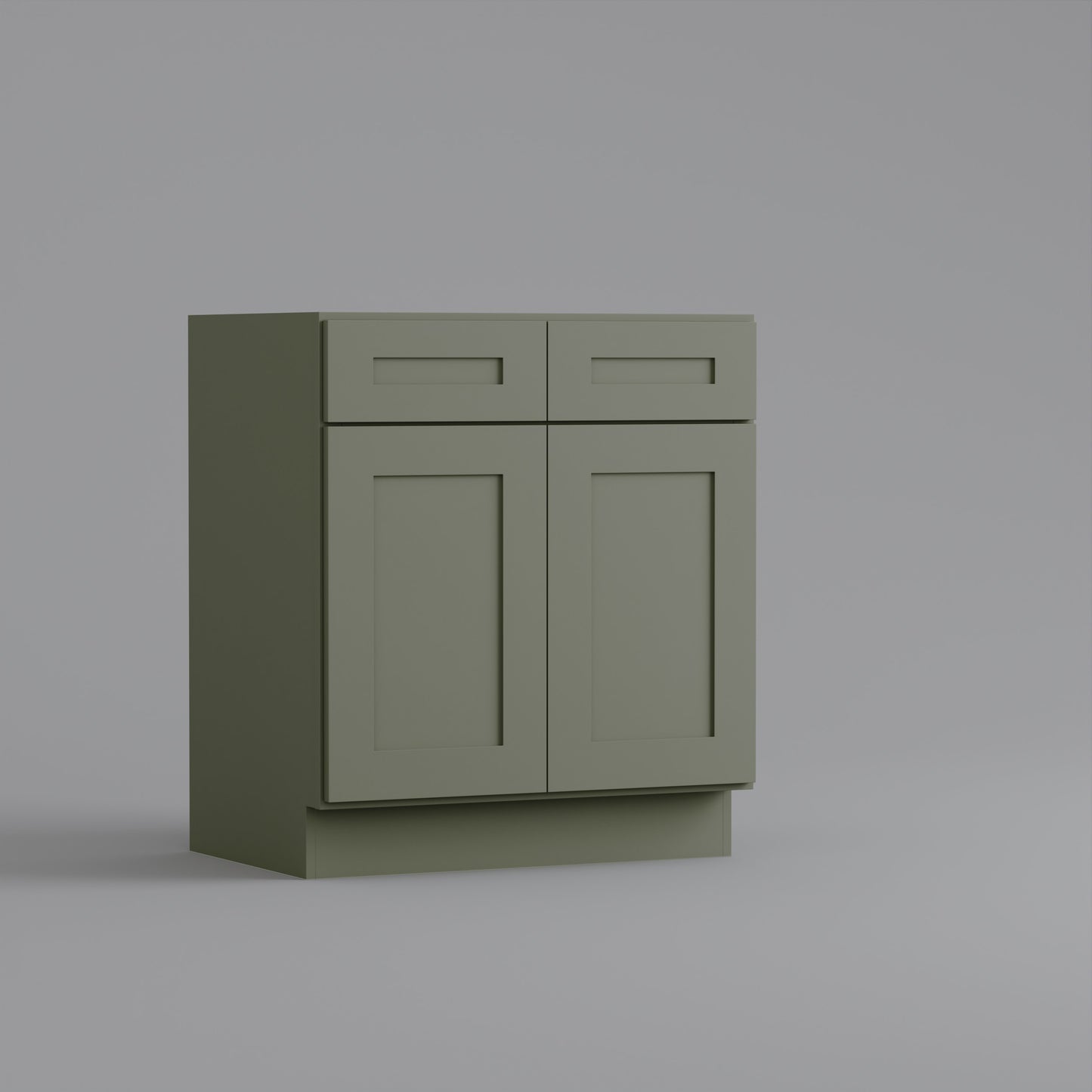 vanity sink shaker cabinet sage green 30