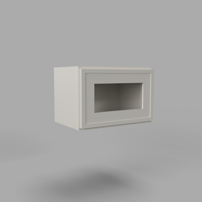 Slim Frame Shaker 12” H x 12” D Stackable / Over Microwave Wall Cabinet