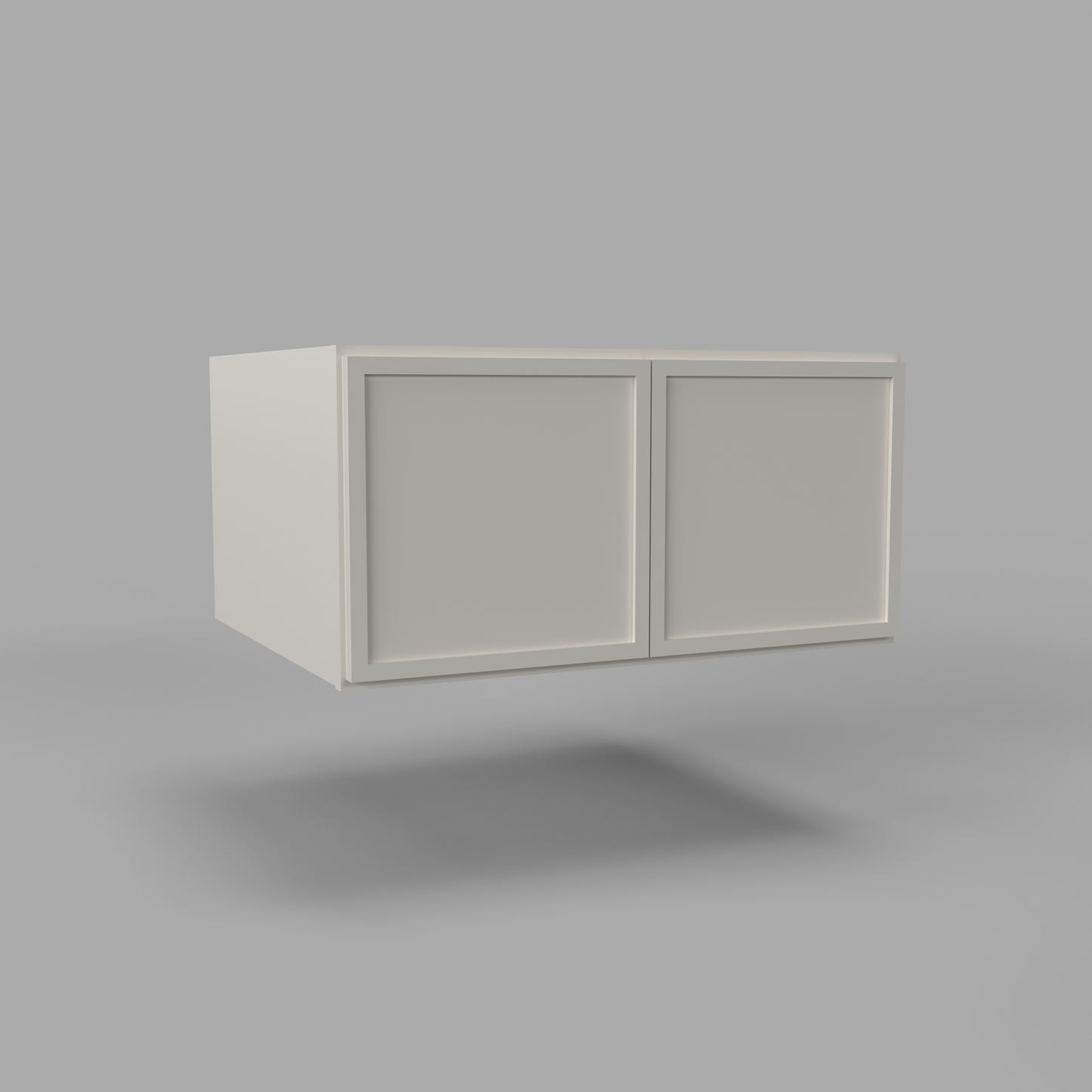 Slim Frame Shaker 15” H x 24” D Bridge / Over Fridge Wall Cabinet
