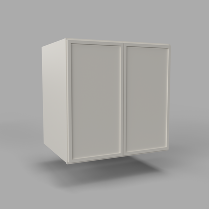 Slim Frame Shaker 30” H x 24” D Bridge / Over Fridge Wall Cabinet