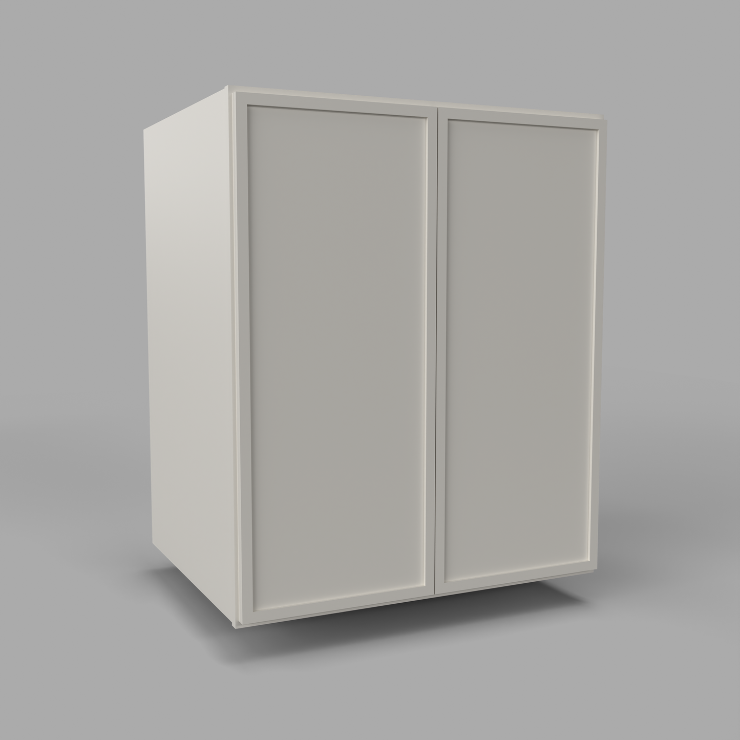 Slim Frame Shaker 36” H x 24” D Bridge / Over Fridge Wall Cabinet