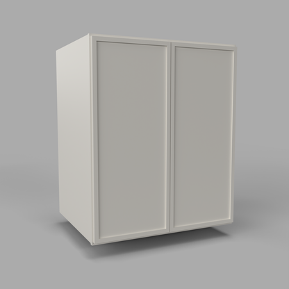 Slim Frame Shaker 36” H x 24” D Bridge / Over Fridge Wall Cabinet