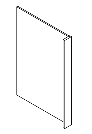 Refrigerator End Panel 