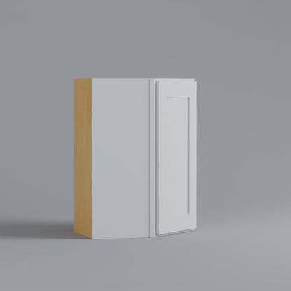Shaker Diagonal Corner Wall Cabinet white 