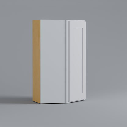 Shaker Diagonal Corner Wall Cabinet white