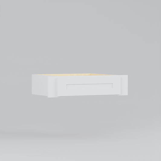 Shaker Vanity Knee Drawer cabinet white
