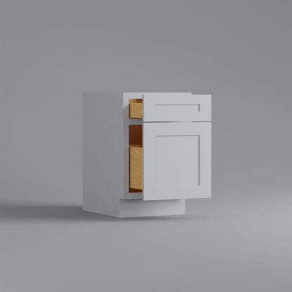 document file base desk shaker cabinet white open