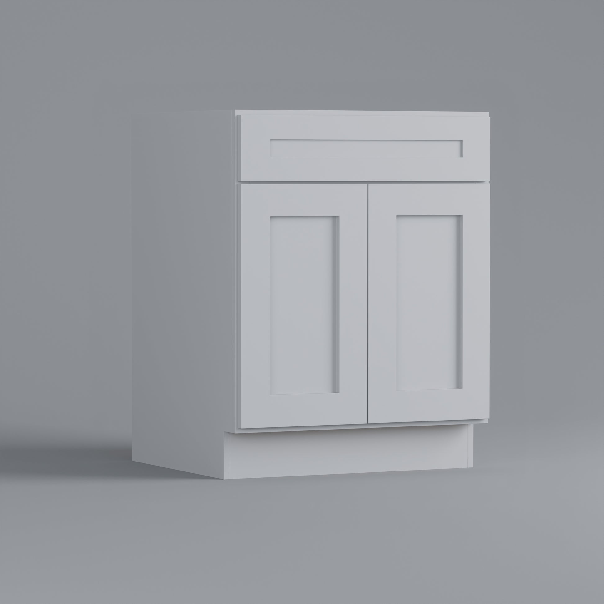 shaker base cabinet 24 white 