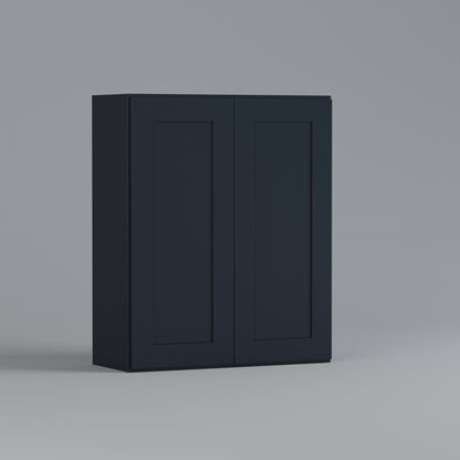 shaker wall cabinet blue 3036