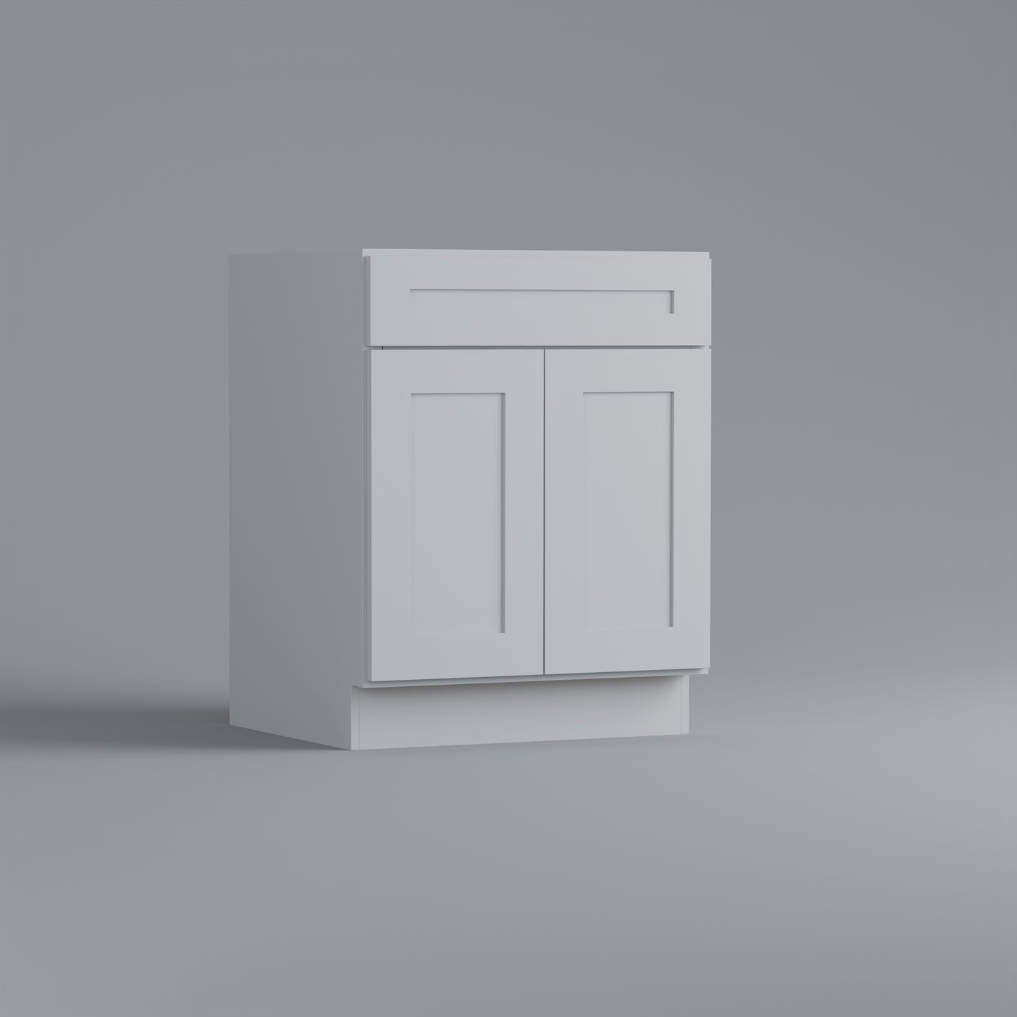 sink base shaker cabinet 24 white