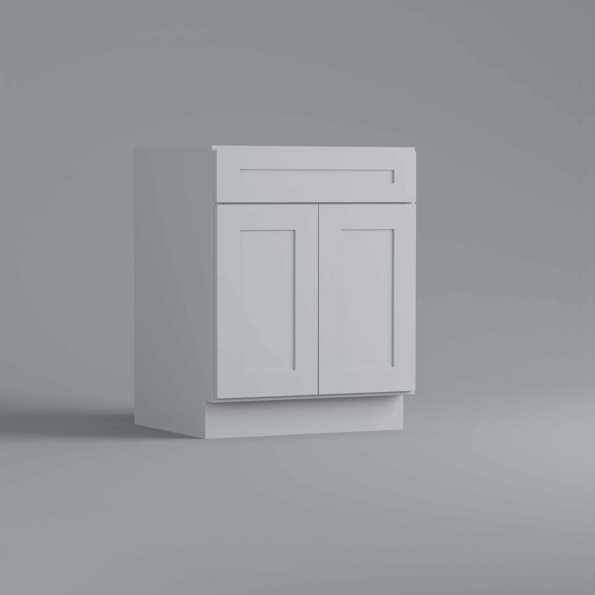 sink base shaker cabinet 24 white