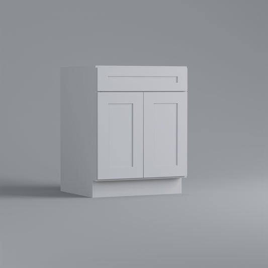 sink base shaker cabinet 24 white