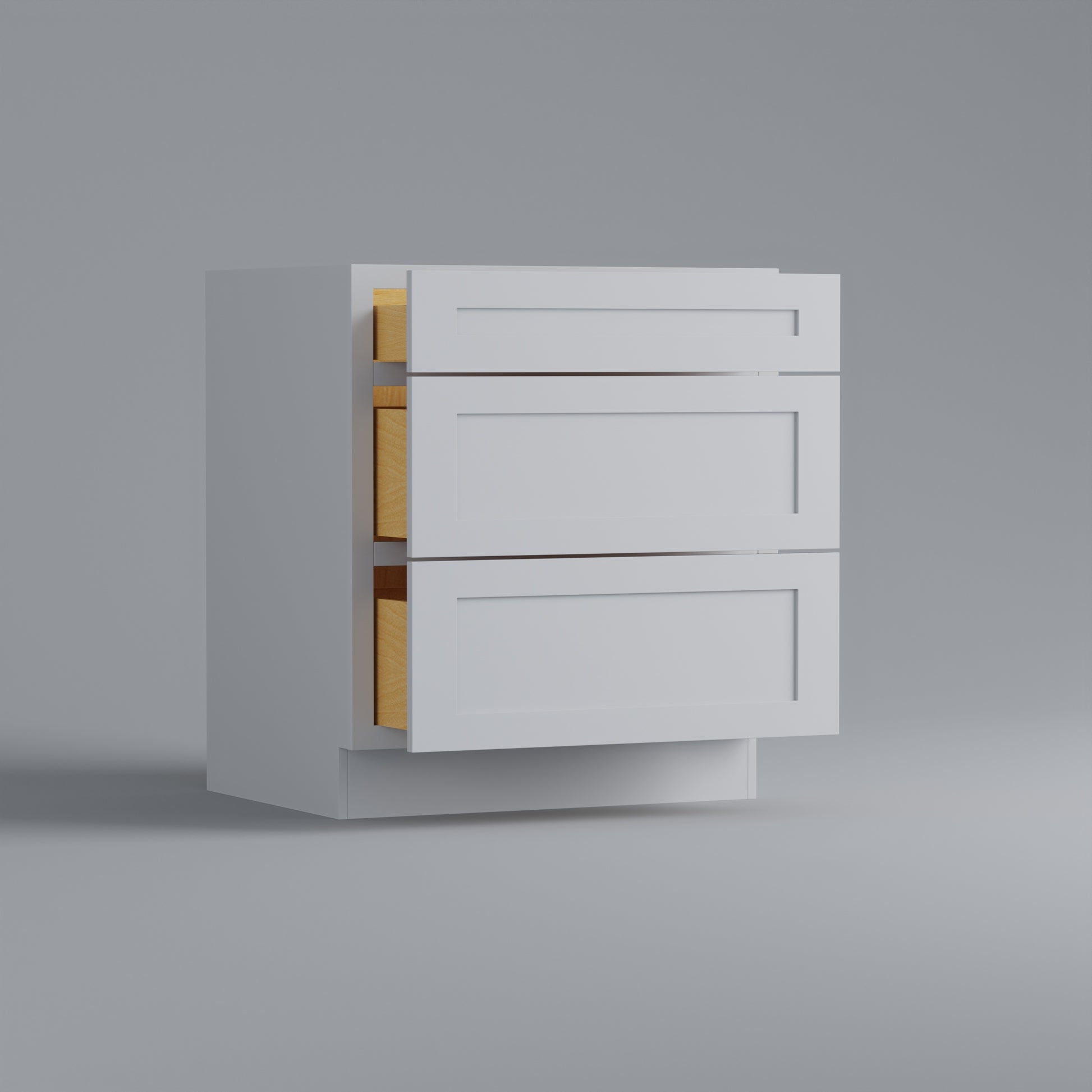 spice rack pull drawer shaker wall cabinet white open 36
