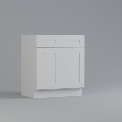 vanity sink shaker cabinet white 30